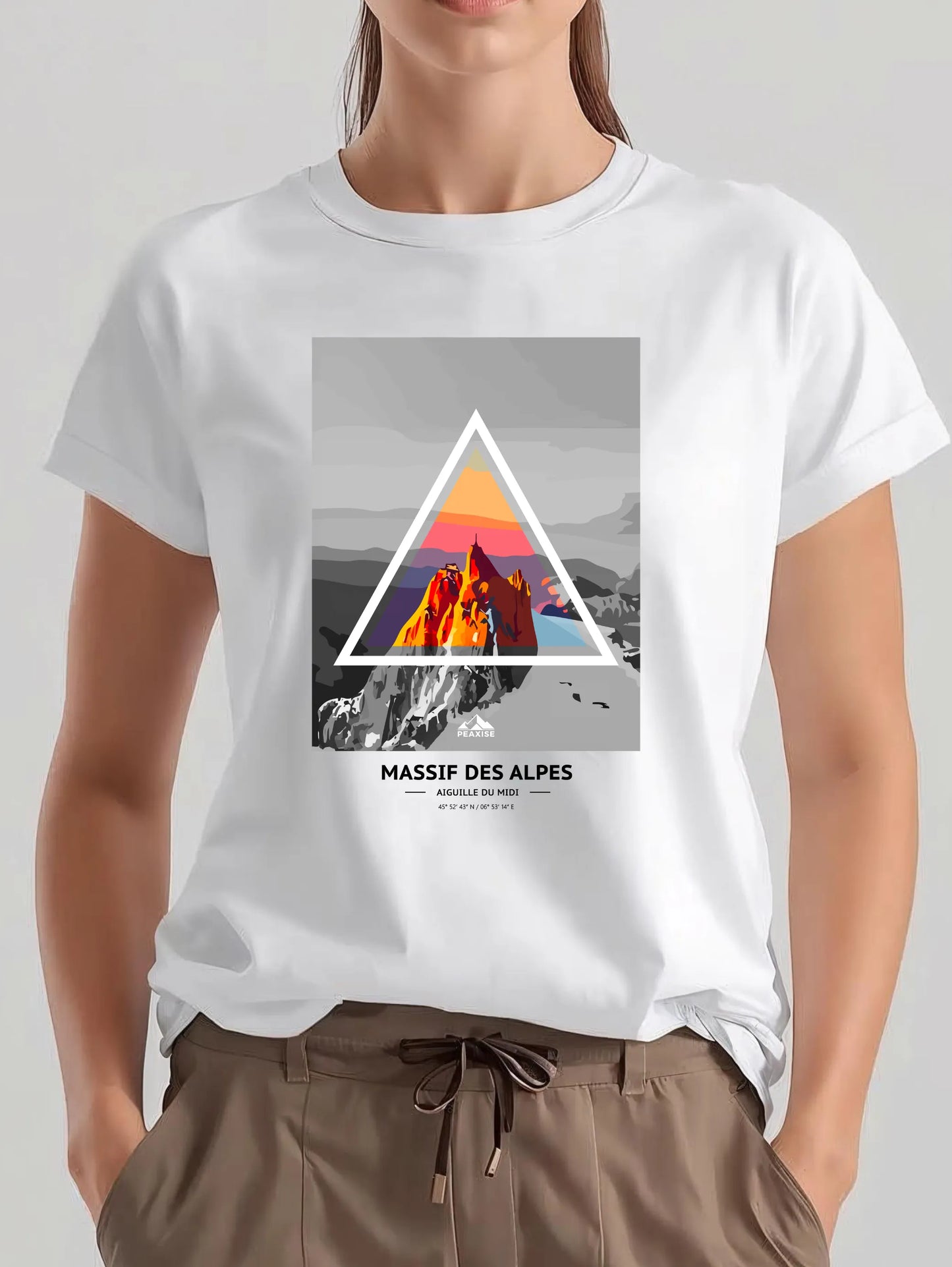 T-shirt Massif des Alpes