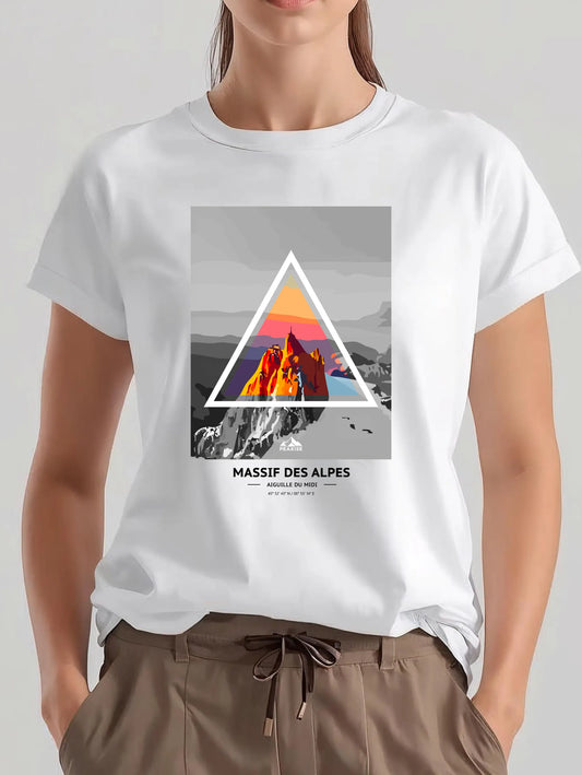 T-shirt Massif des Alpes