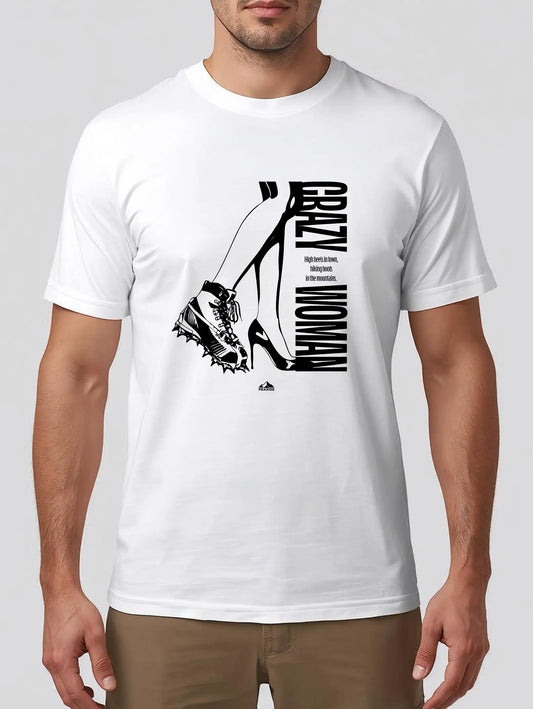 T-shirt Crazy Woman
