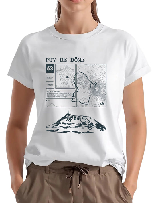 T-shirt Topo Puy de Dôme