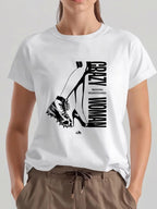 T-shirt Crazy Woman