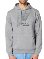 Sweat à capuche J'peux pas j'ai rando Courbe Core