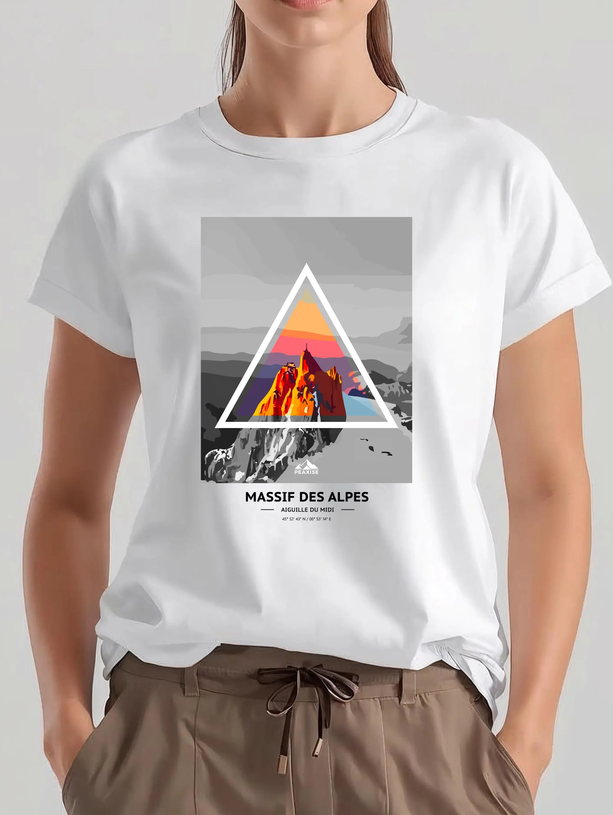 T-shirt Massif des Alpes