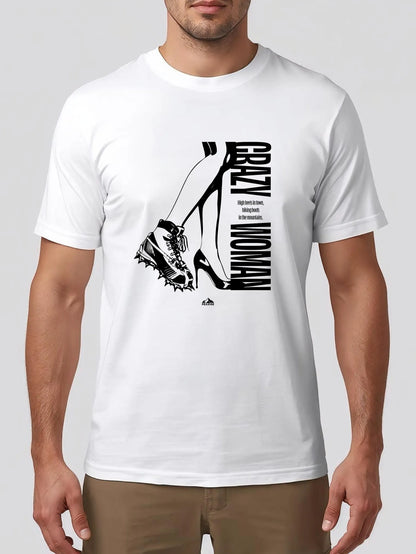 T-shirt Crazy Woman
