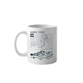 Mug Peaxise sommet Corse Monte Cinto - Illustration montagne pour café ou thé.