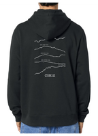 Sweat à capuche rando Beige Noir Peaxise by J'peux pas j'ai rando coton bio 350 GSM premium