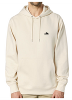 Sweat à capuche rando beige Massif Central Peaxise coton bio 350 GSM premium