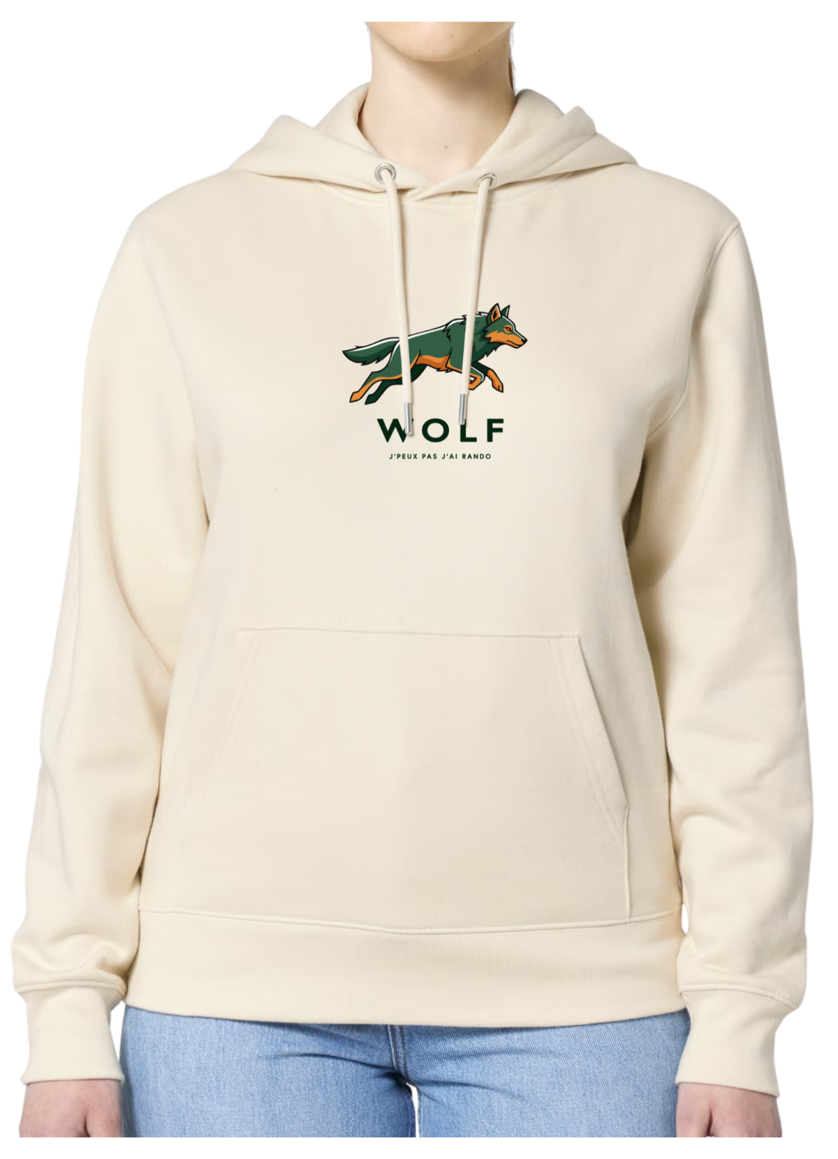 Sweat à Capuche Loup