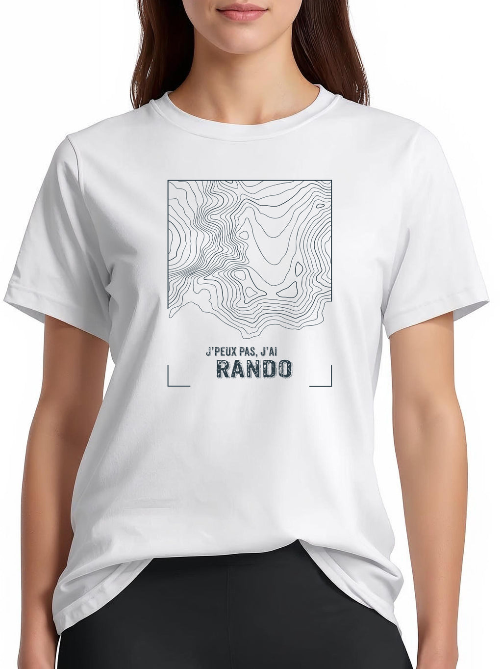 T-Shirt J'peux pas j'ai rando courbe