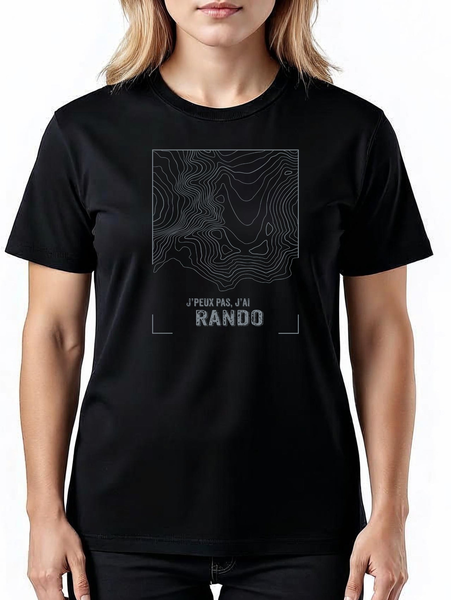T-Shirt J'peux pas j'ai rando courbe