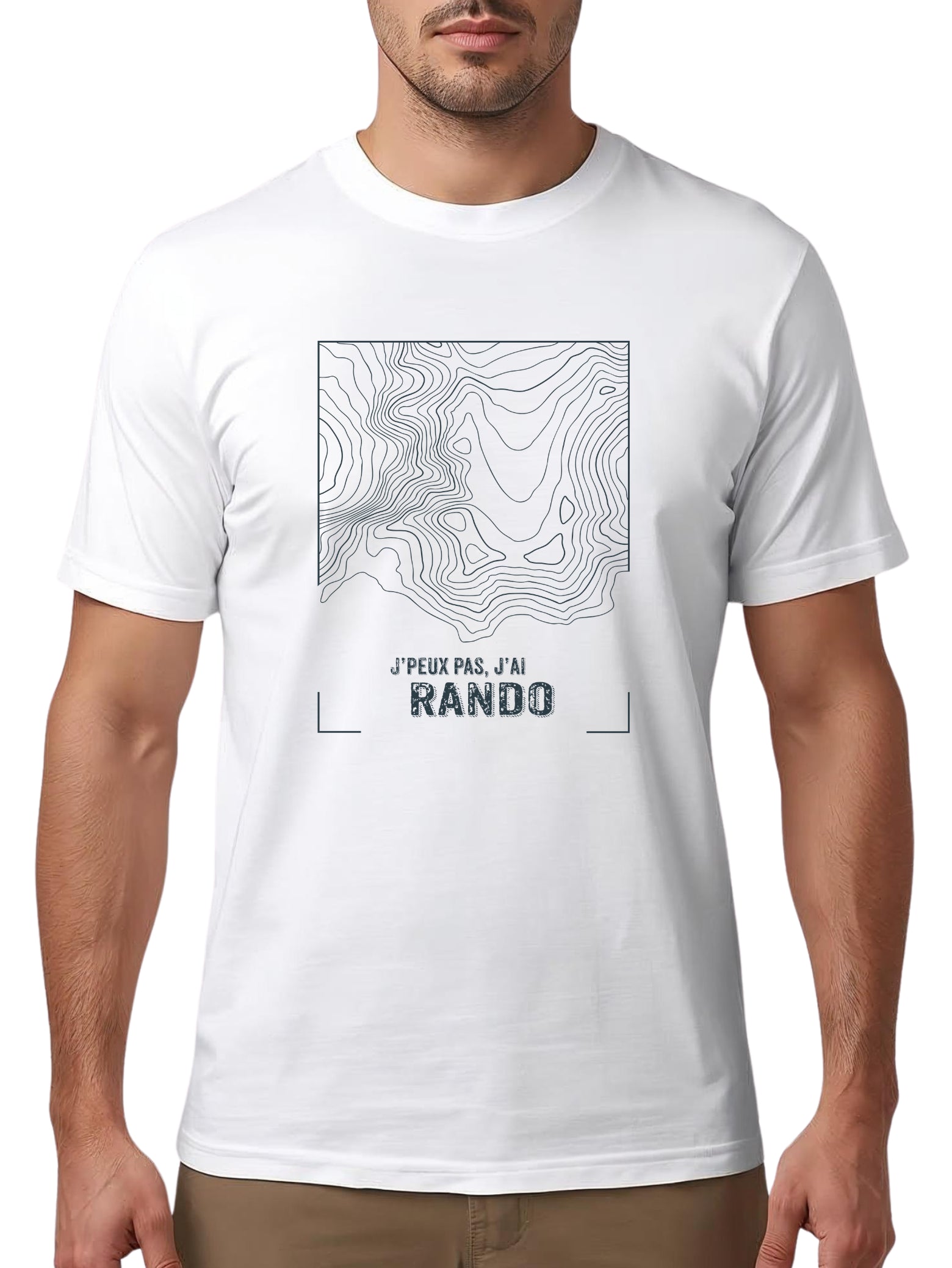 T-Shirt J'peux pas j'ai rando courbe