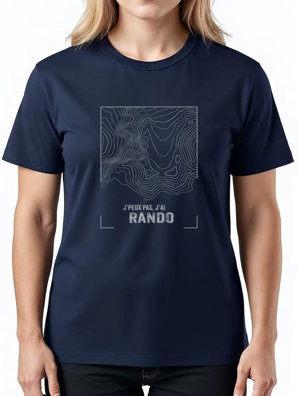 T-Shirt J'peux pas j'ai rando courbe