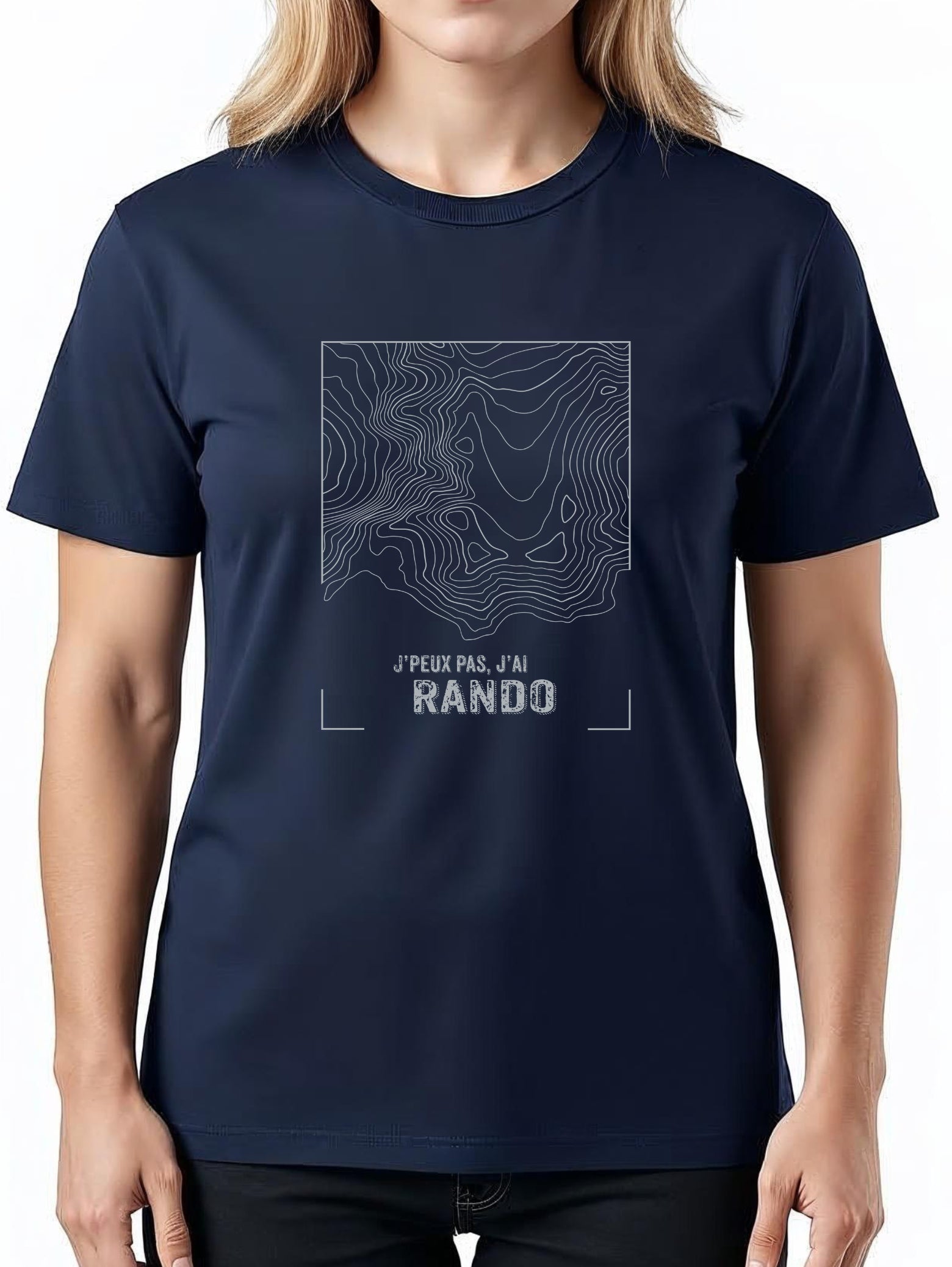 T-Shirt J'peux pas j'ai rando courbe