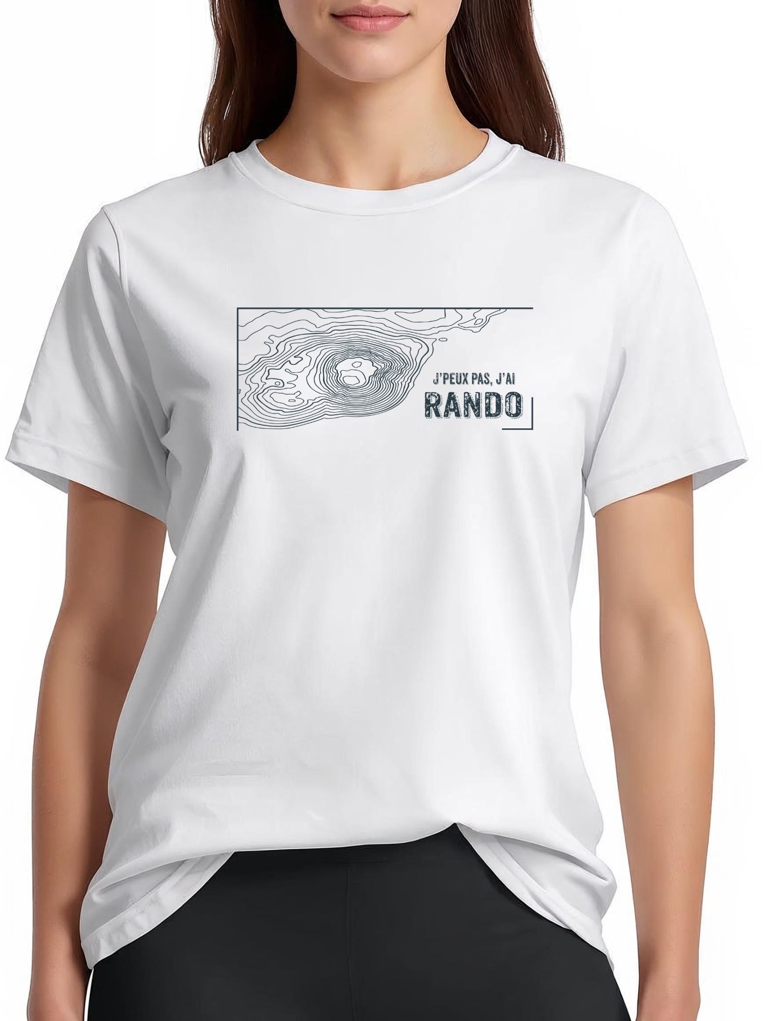 T-Shirt J'peux pas j'ai rando courbe