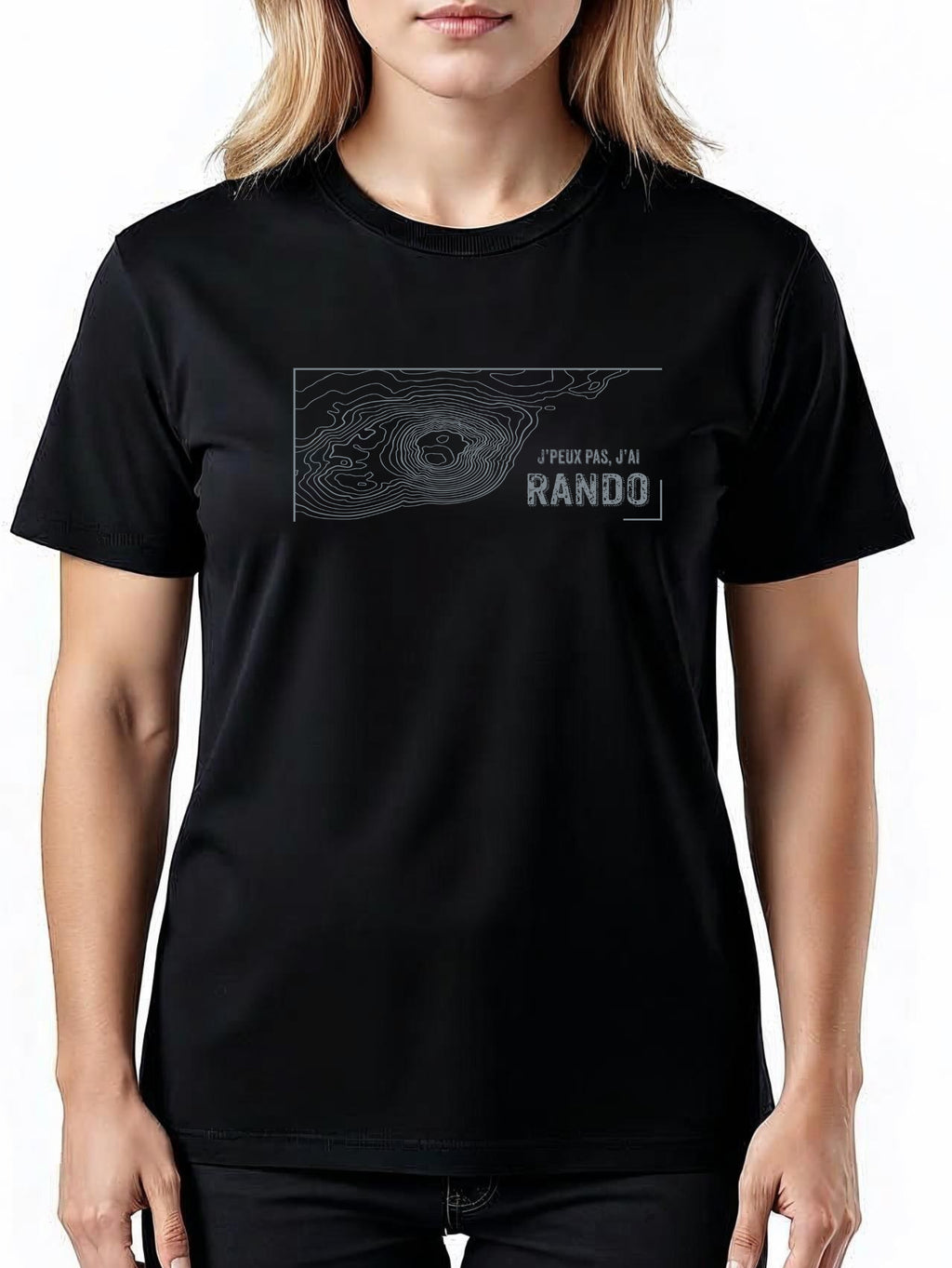 T-Shirt J'peux pas j'ai rando courbe