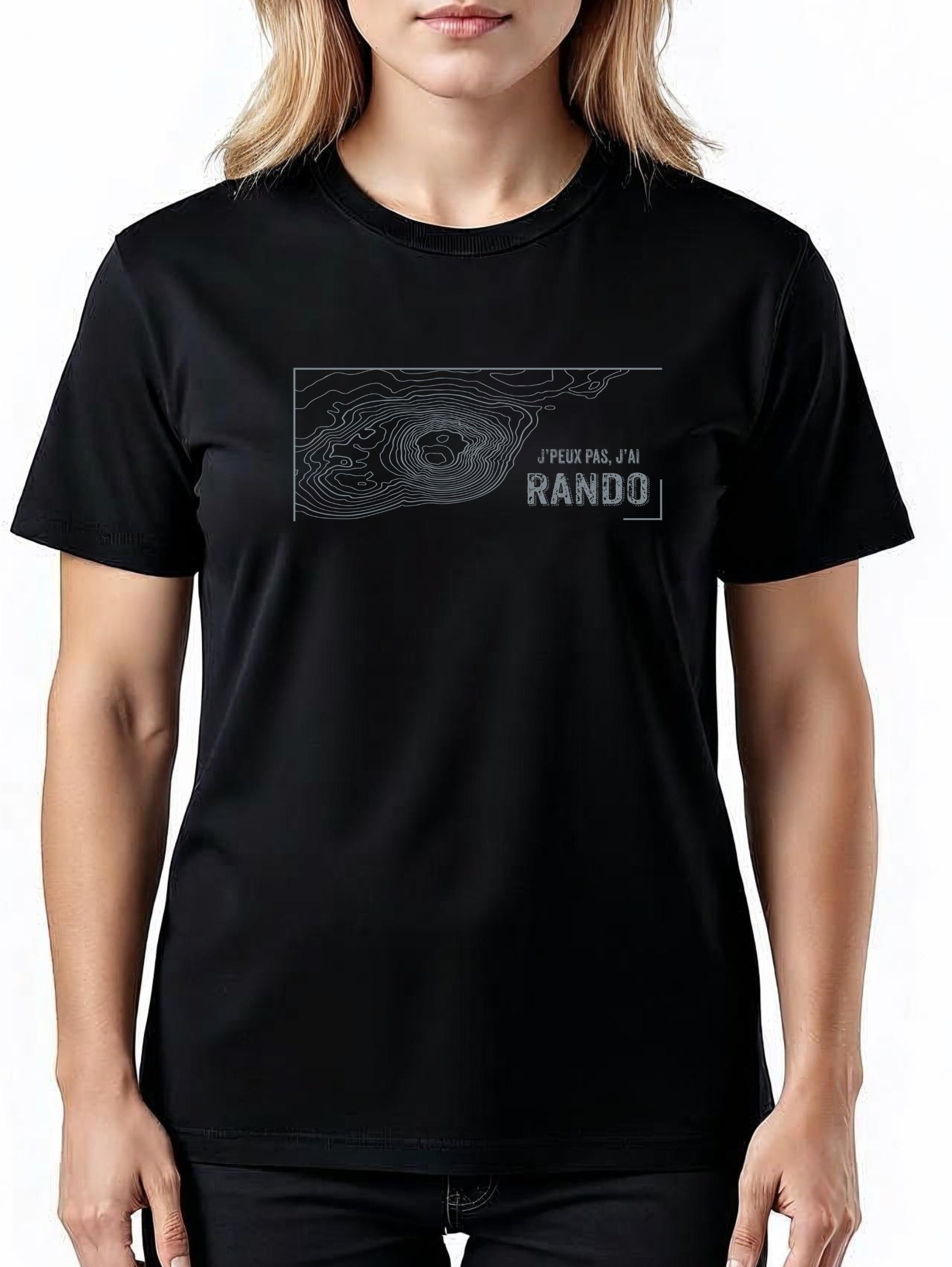 T-Shirt J'peux pas j'ai rando courbe