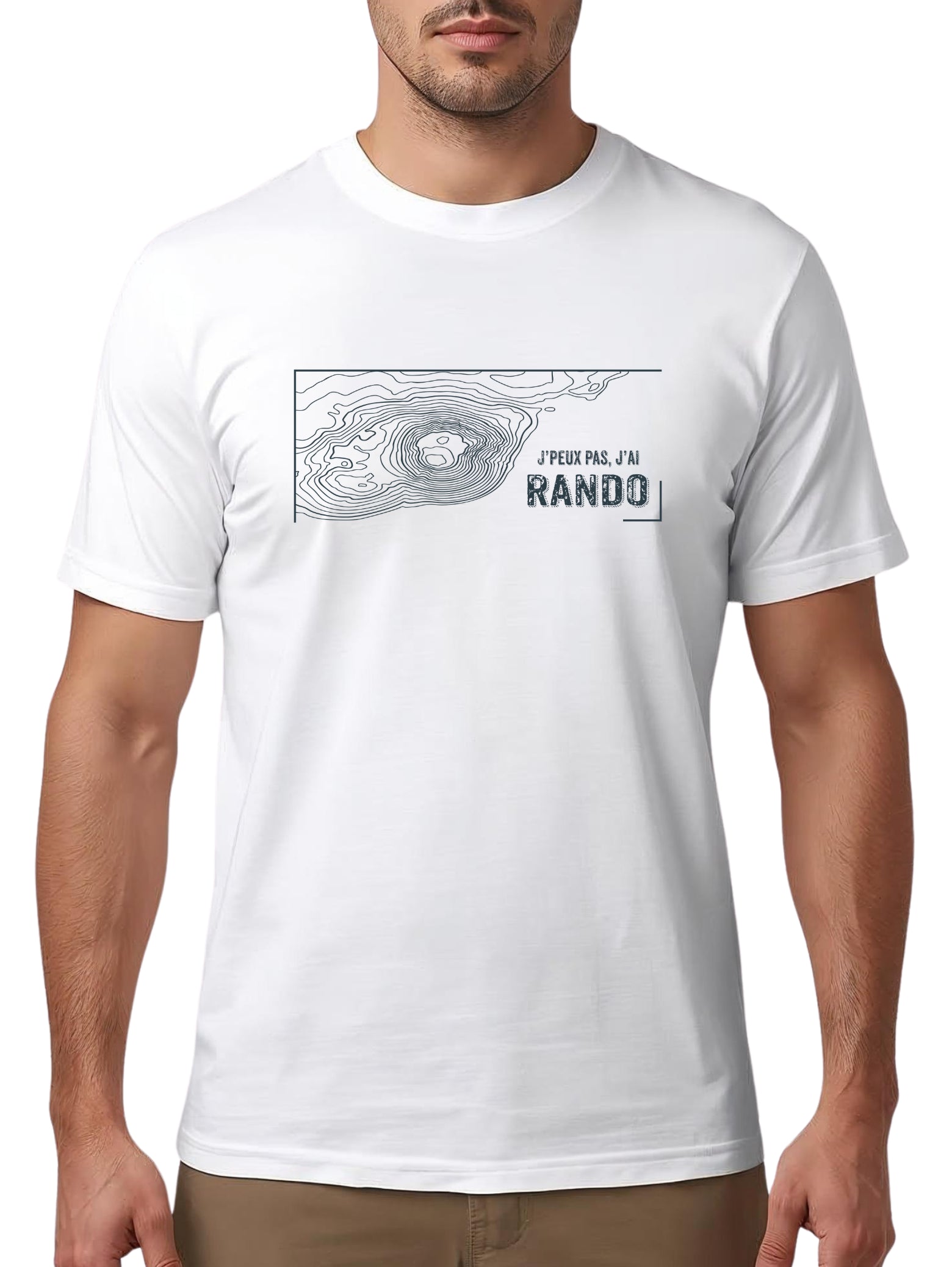 T-Shirt J'peux pas j'ai rando courbe