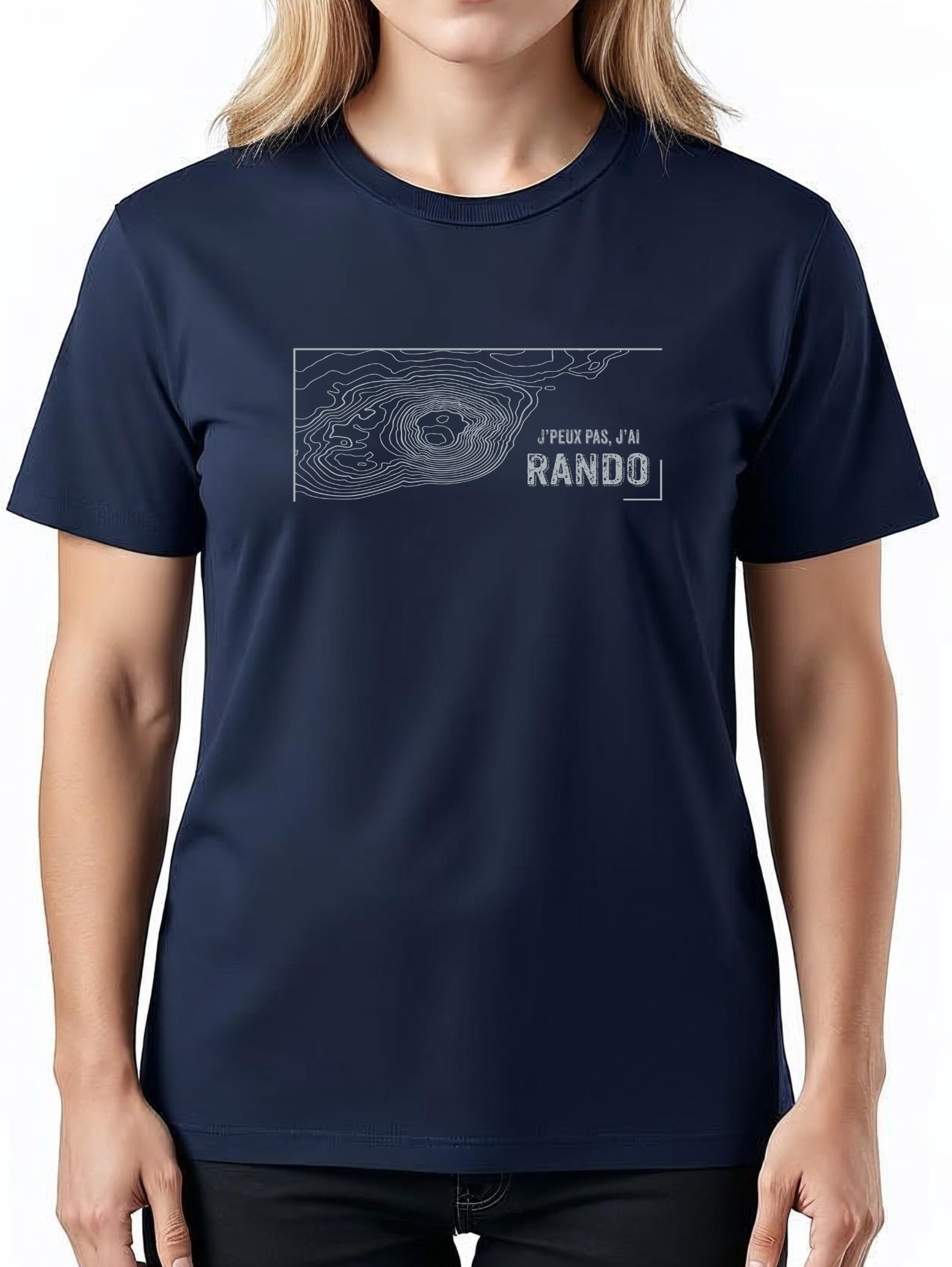 T-Shirt J'peux pas j'ai rando courbe