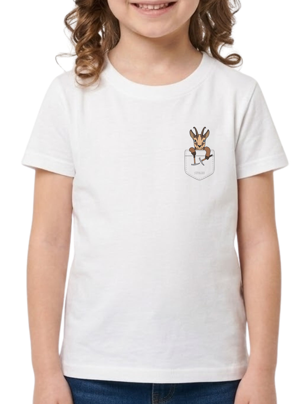 T-shirt enfant Isard J'peux pas j'ai rando by Peaxise