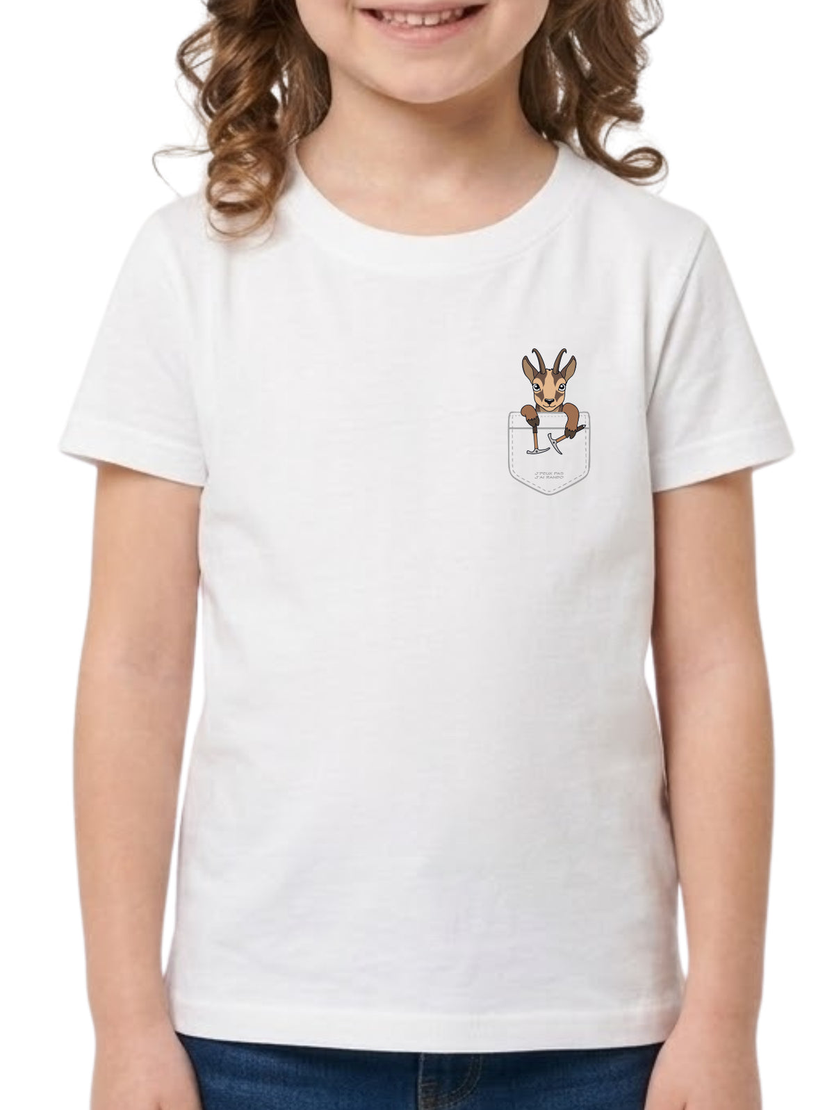 T-shirt enfant Isard J'peux pas j'ai rando by Peaxise