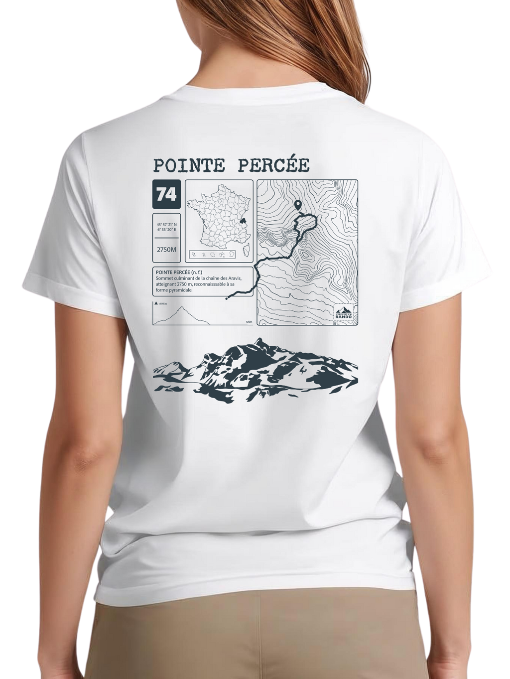 TS Topo Pointe Percée Dos