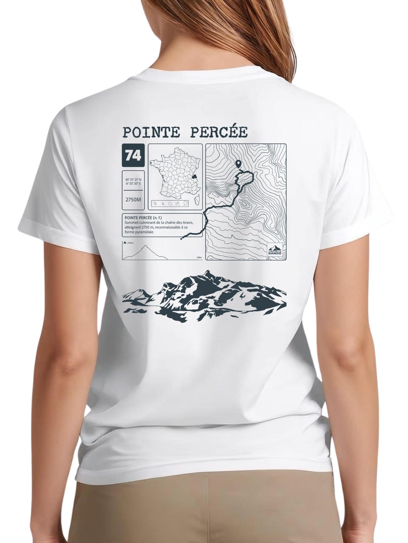 TS Topo Pointe Percée Dos