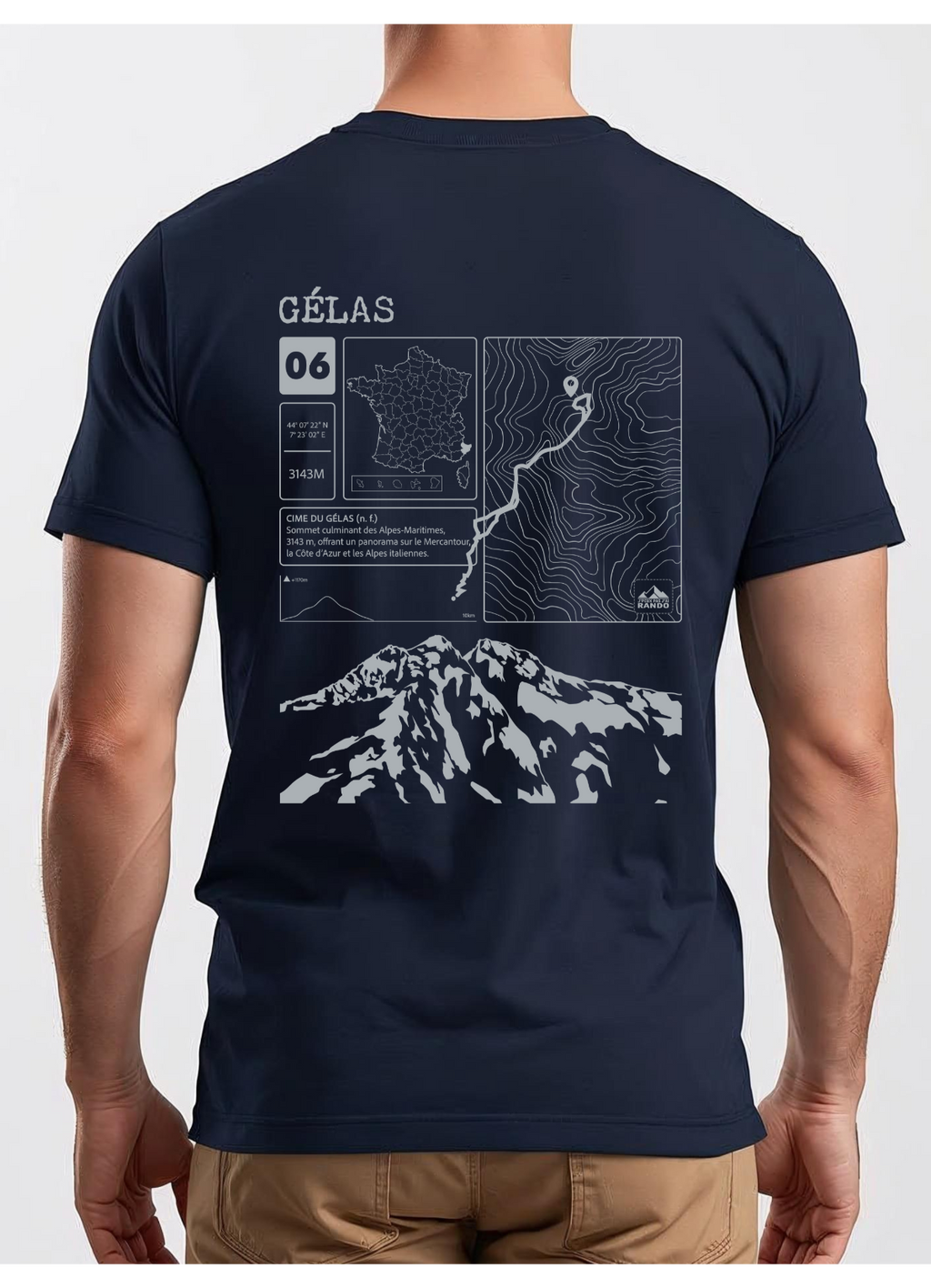 T-shirt Topo Gélas Dos
