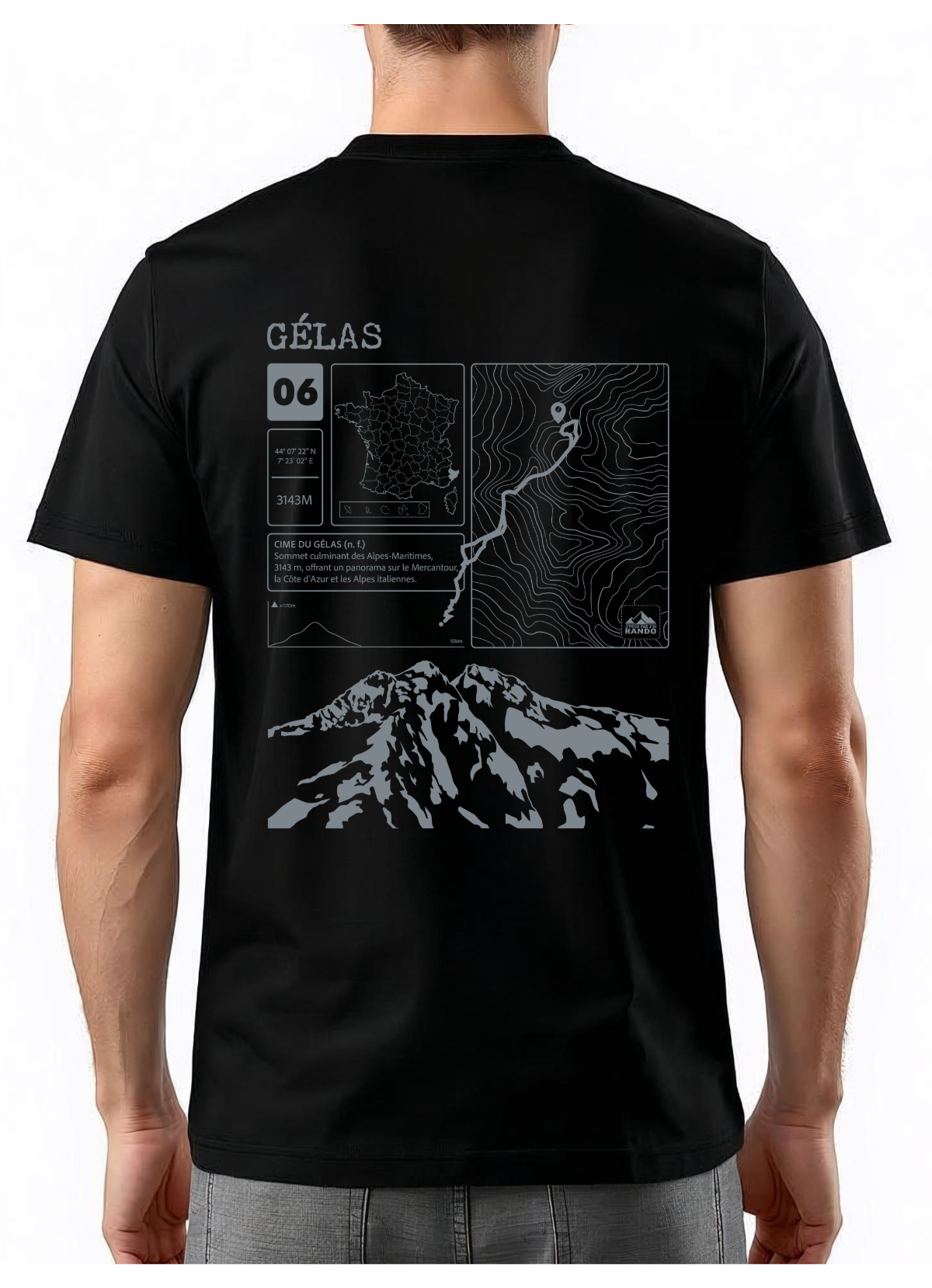 T-shirt Topo Gélas Dos