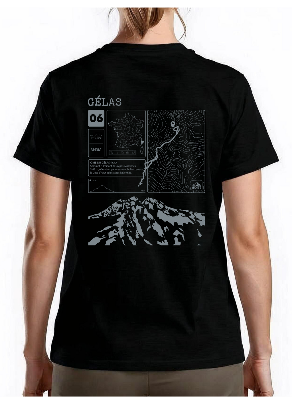 T-shirt Topo Gélas Dos