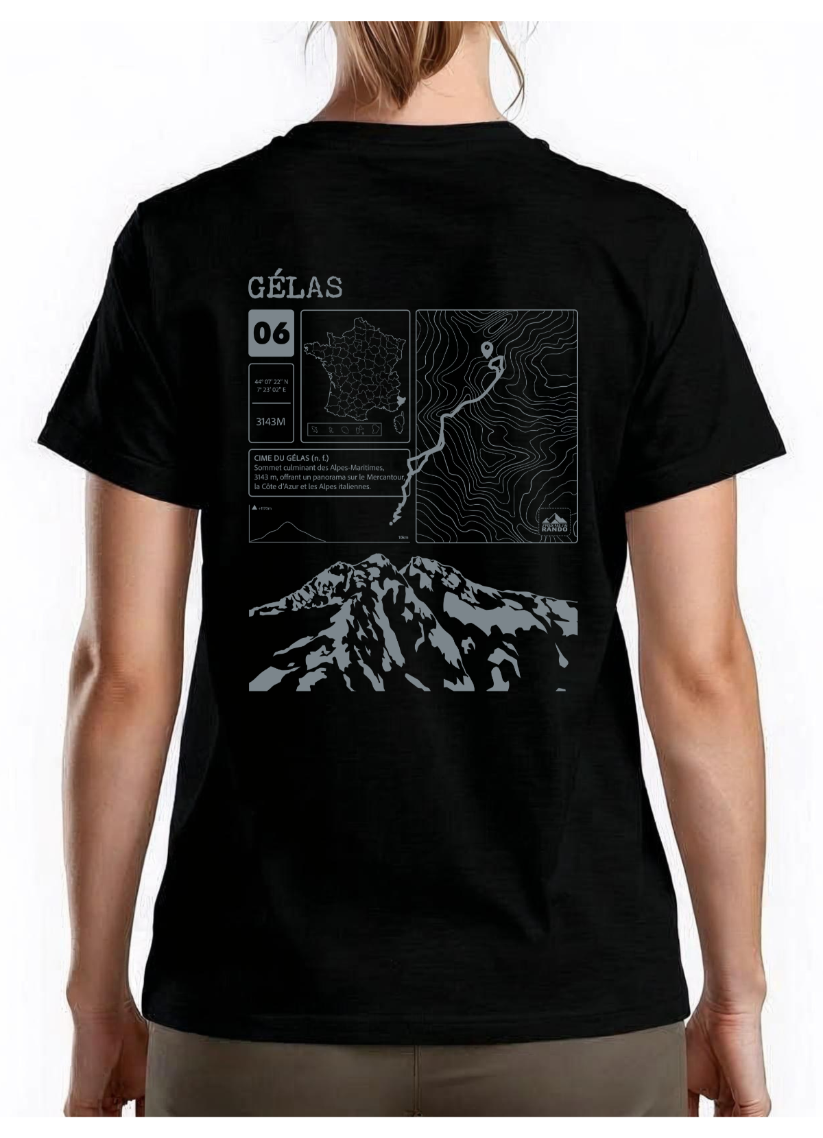 T-shirt Topo Gélas Dos