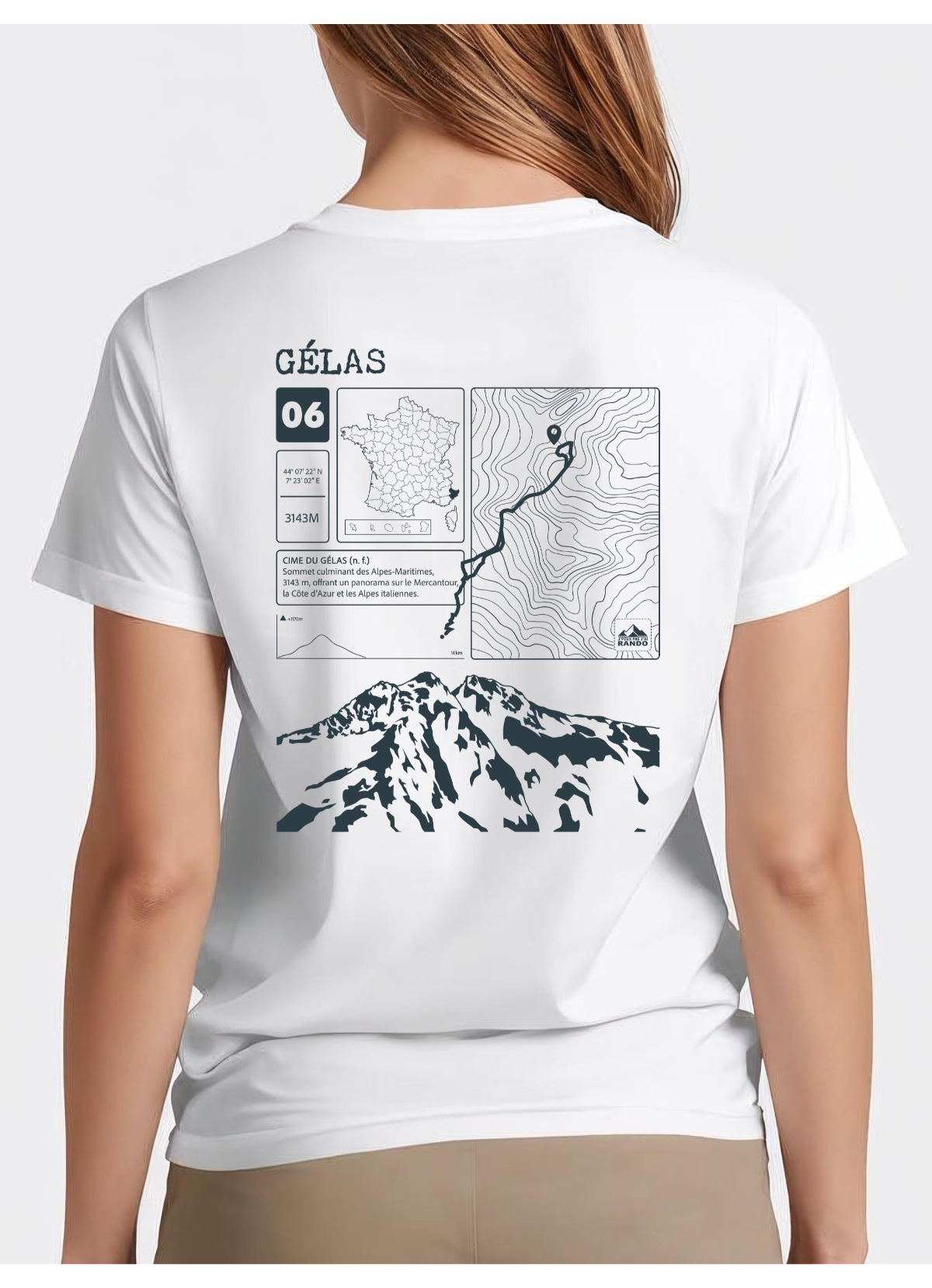 T-shirt Topo Gélas Dos