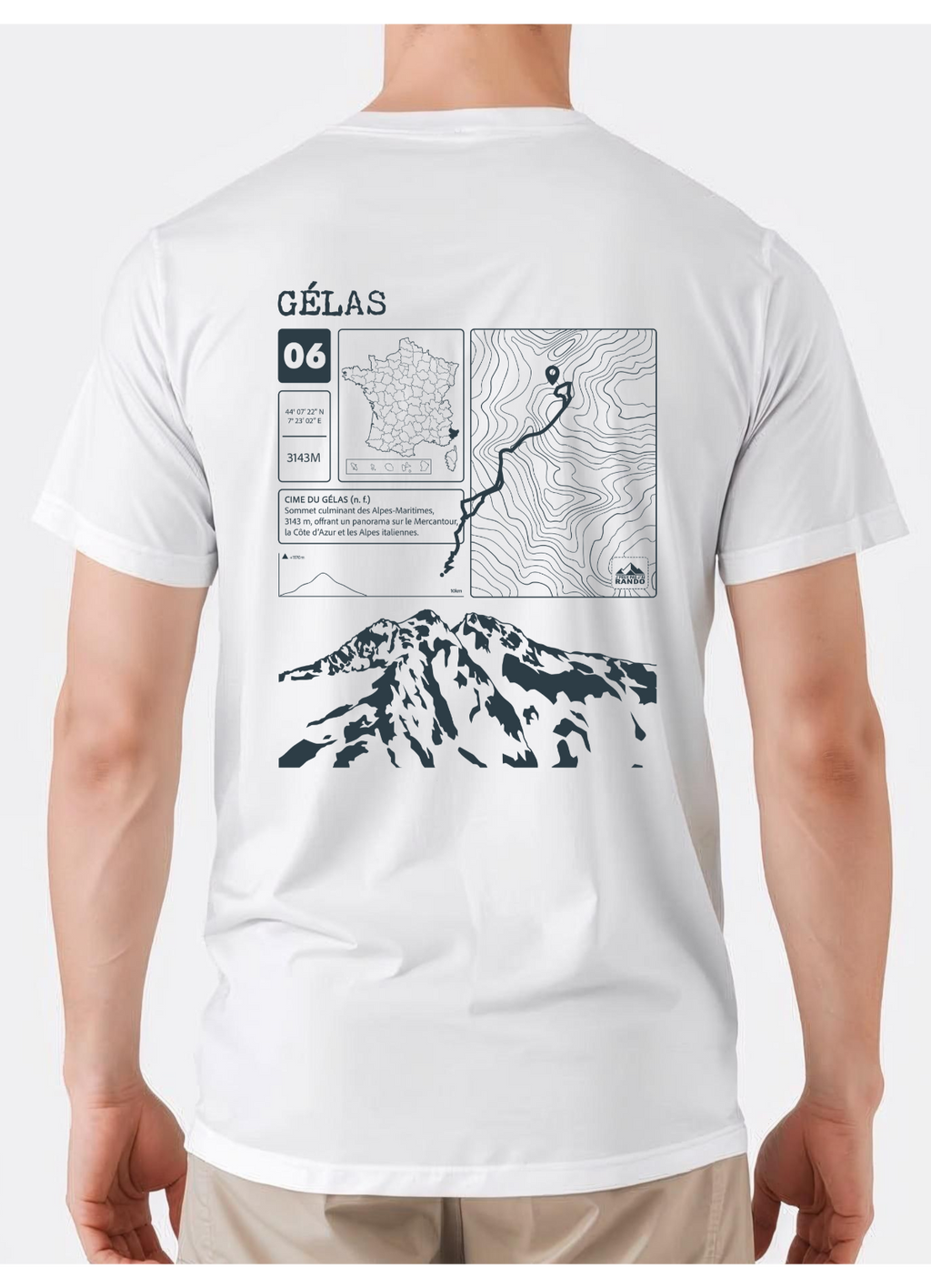 T-shirt Topo Gélas Dos