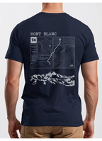 T shirt Topo Mont Blanc Dos