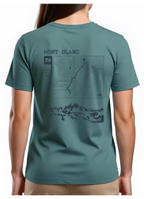 T shirt Topo Mont Blanc Dos