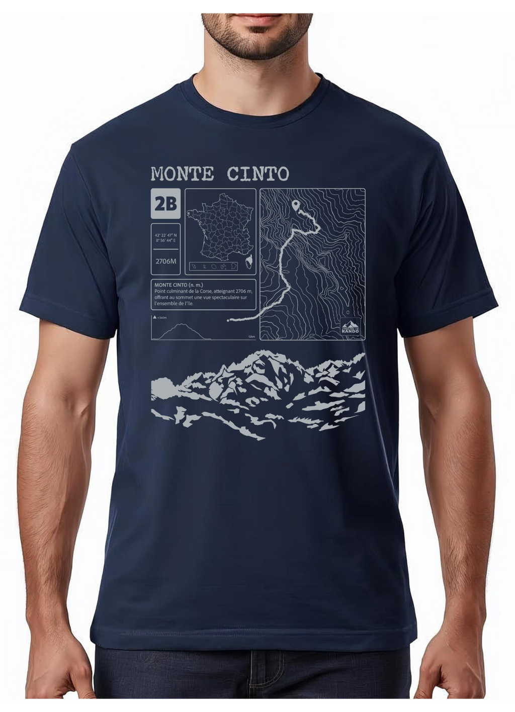 T-shirt Topo Monte Cinto
