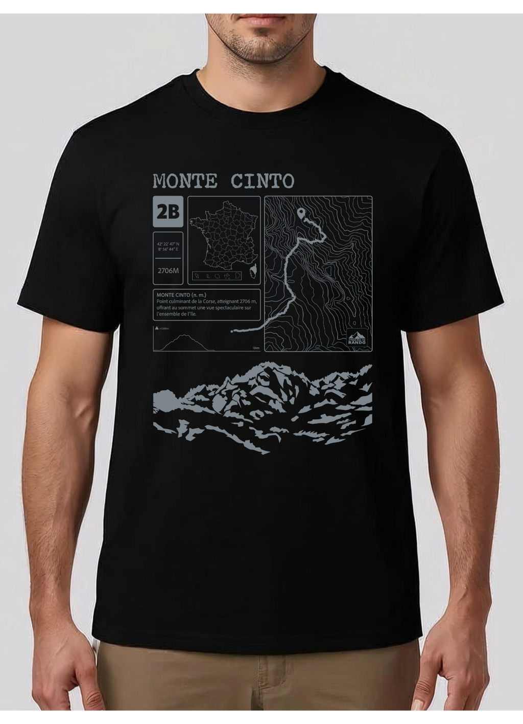 T-shirt Topo Monte Cinto