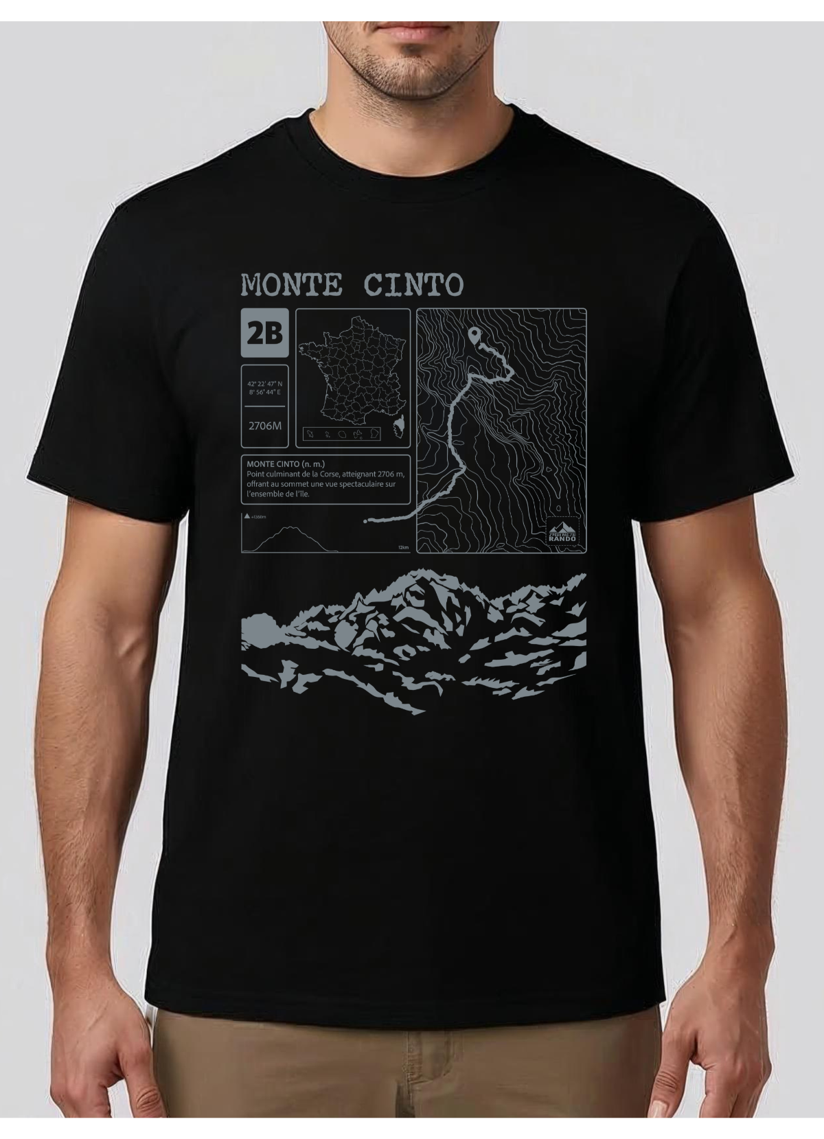 T-shirt Topo Monte Cinto