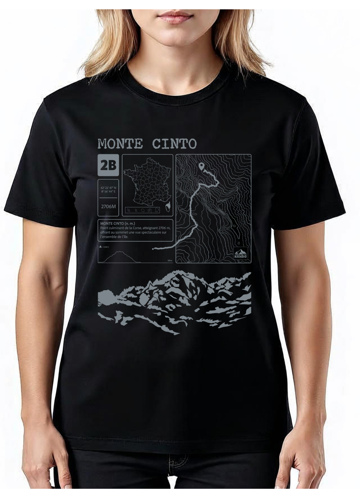T-shirt Topo Monte Cinto