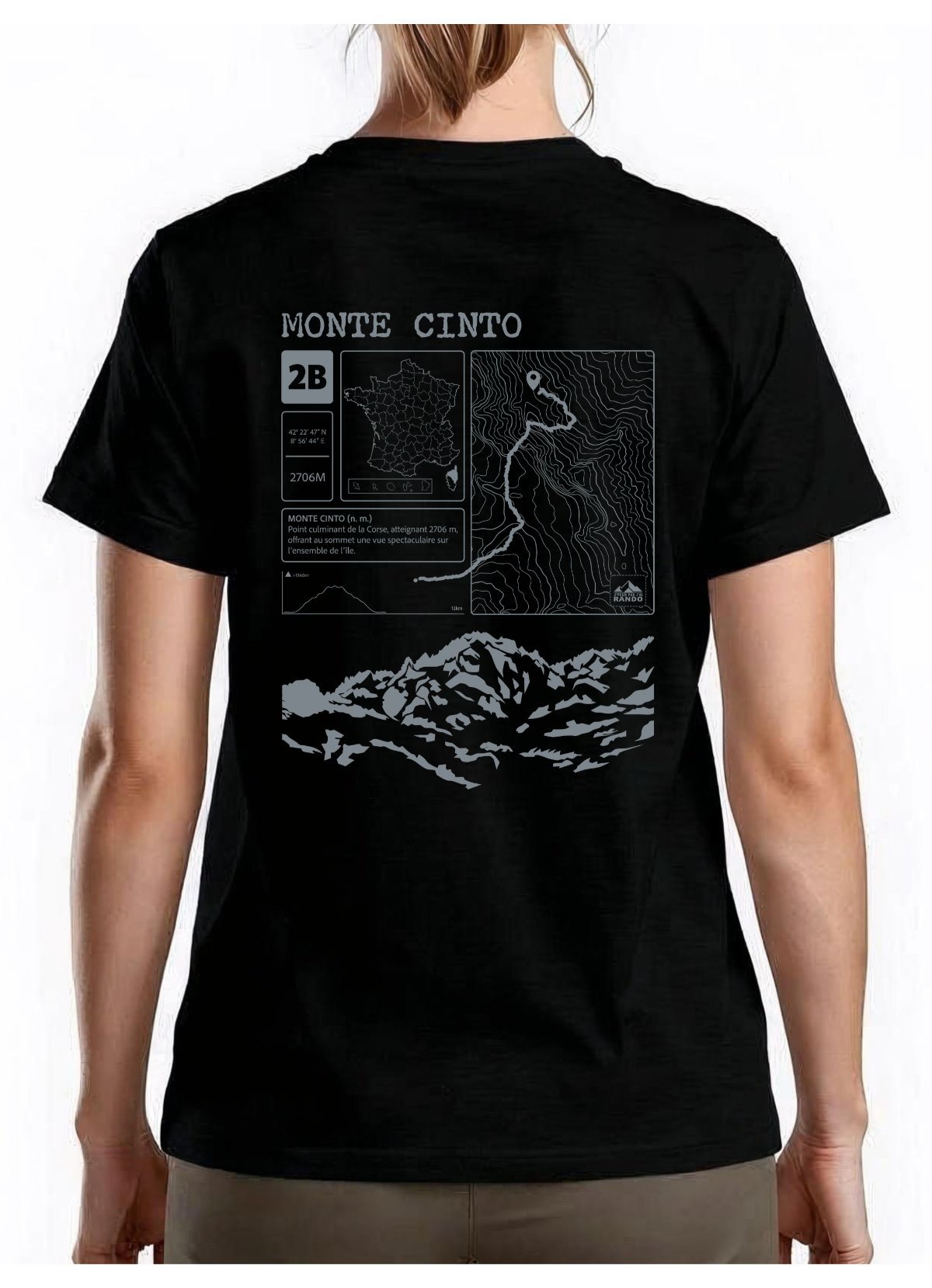 T-shirt Topo Monte Cinto Dos