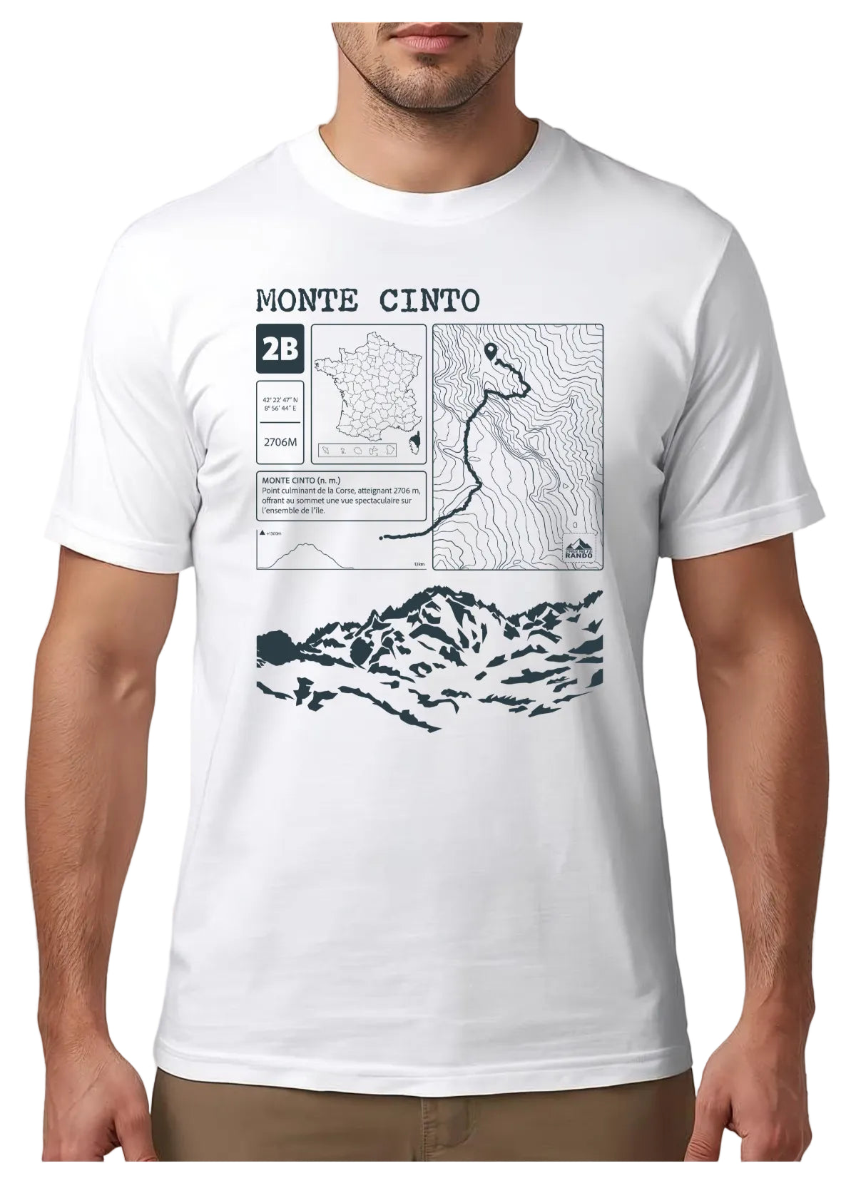 T-shirt Topo Monte Cinto