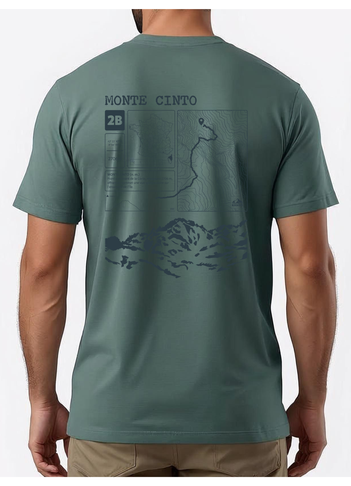 T-shirt Topo Monte Cinto Dos