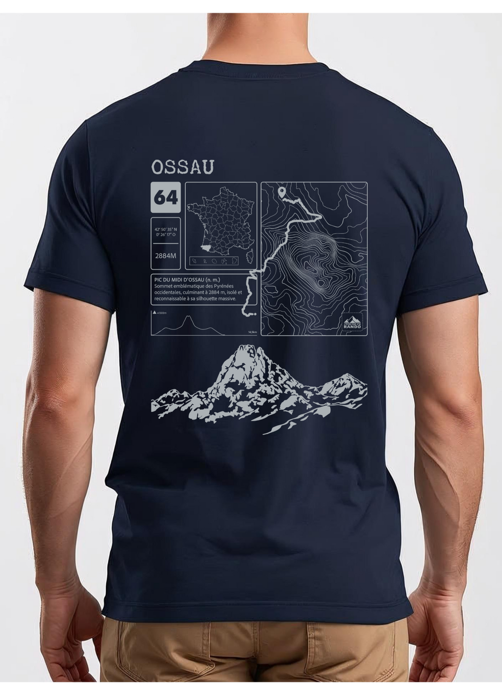 T-shirt Topo Ossau Dos