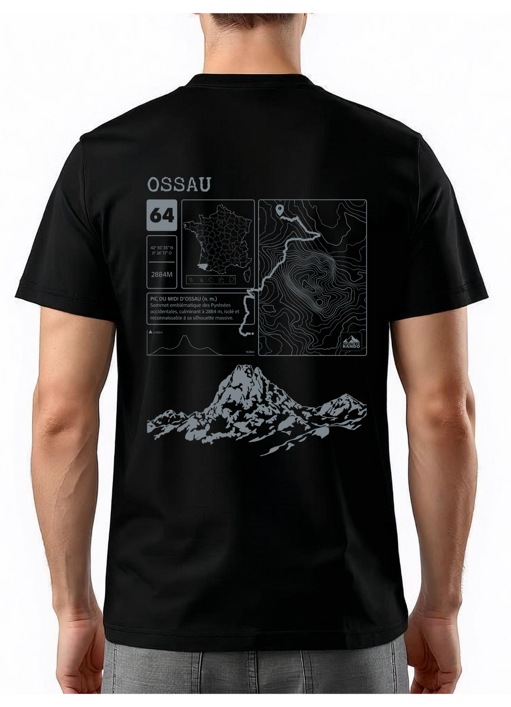T-shirt Topo Ossau Dos