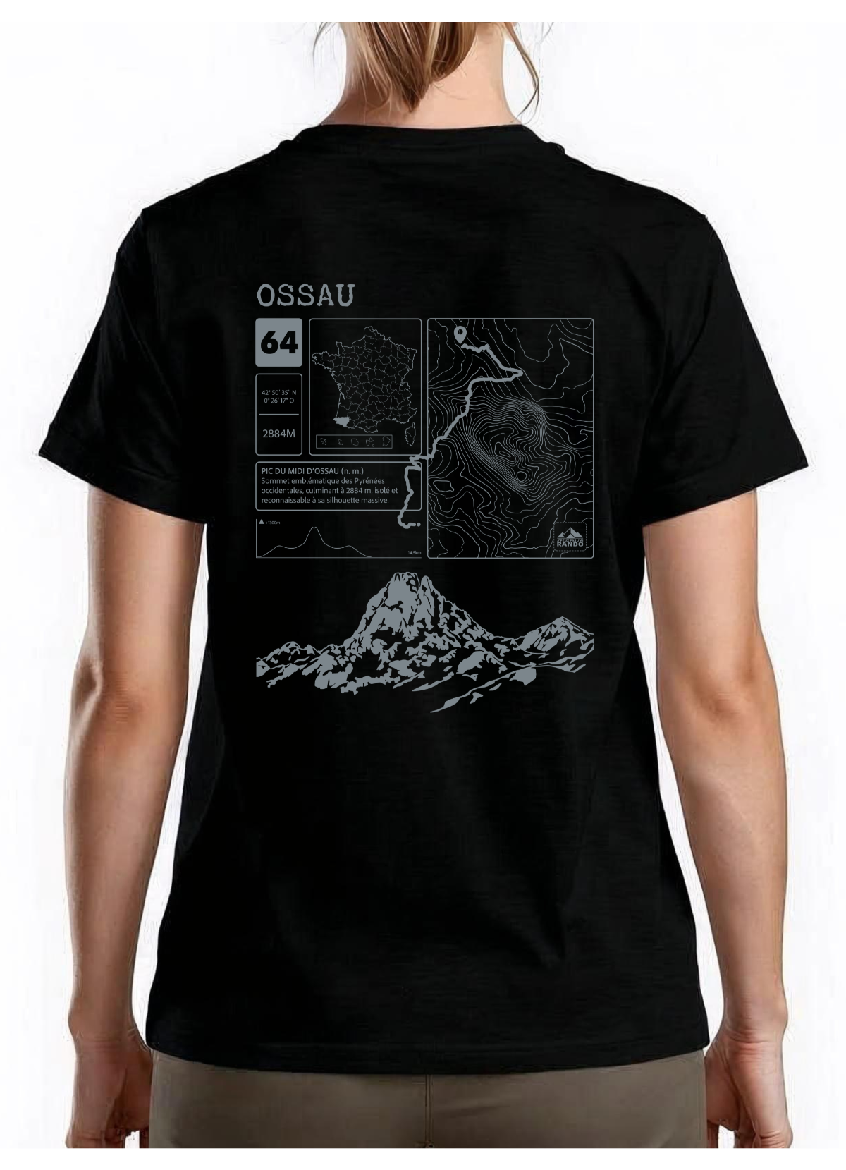T-shirt Topo Ossau Dos