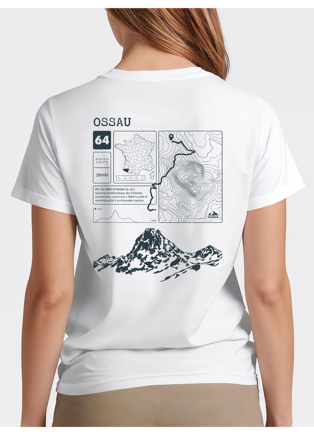 T-shirt Topo Ossau Dos