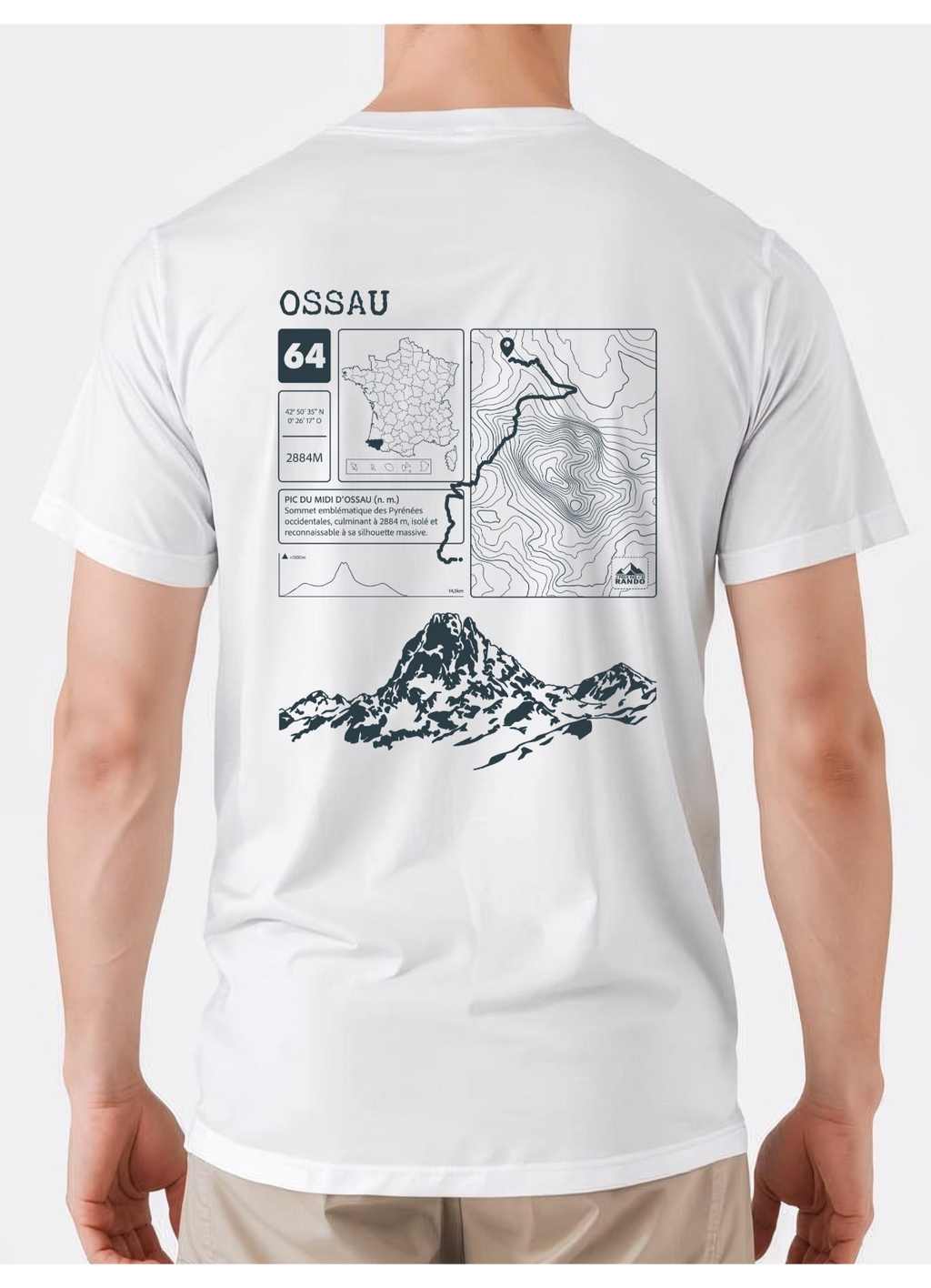 T-shirt Topo Ossau Dos