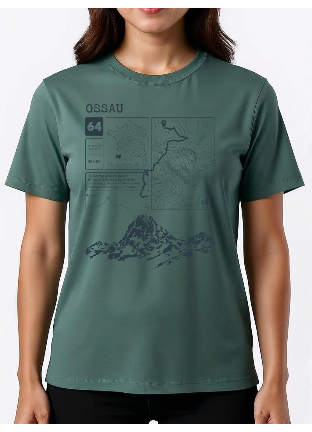 T-shirt Topo Ossau