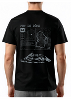 T-shirt Topo Puy de Dôme dos