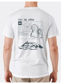 T-shirt Topo Puy de Dôme dos