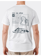 T-shirt Topo Puy de Dôme dos
